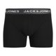 thumbnail image 3 of JACK&JONES Boxers para hombre, paquete de 12 - JACKYLE SOLID TRUNKS, algodón elástico Negro/Rojo/Morado/Verde XL (X-Large), 3 of 7