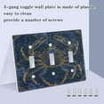 thumbnail image 4 of 2 Gang Light Switch Cover Plate Cancer Of Zodiac Wall Plate Decorate Electrical Outlet Cover Plates 4.56”x4.48”, 4 of 8