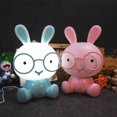 thumbnail image 4 of LED Eye Protection Table Lamp Cute Rabbit Touch Night Light with Glasses Emergency Light for Bedroom and Children's Room Rugged (Blue), 4 of 5