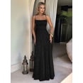 thumbnail image 6 of Women'S Maxi Dresses Wedding Guest Dress A-Line Long Square Neck Backless Sling for Beach, 6 of 9