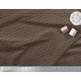thumbnail image 3 of Soimoi Rayon Fabric Leaves & Peach Fruit Small Print Sewing Fabric Yard 42 Inch Wide, 3 of 3