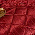 thumbnail image 3 of Unbranded 8 Piece Luxury Silky Satin Comforter Set Burgundy King 8 Piece, 3 of 5
