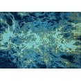 thumbnail image 1 of Ahgly Company Indoor Rectangle Oriental Light Blue Industrial Area Rugs, 5' x 7', 1 of 4