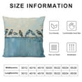 thumbnail image 5 of GOSMITH  Ink Painting Watercolor Blue Birds Spring Home Sofa Chair Bed Decoration Lumbar Pillowcase Decorative Throw Pillow Cover Case Rectangular, 5 of 5