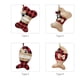 thumbnail image 2 of Bolsas de mano reutilizables con estampado de cuadros clásicos de mascotas y medias de caramelos navideños, 2 of 8
