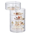 thumbnail image 1 of Joyero giratorio de 360 grados, caja de almacenamiento de joyas transparente de múltiples capas, 1 of 5