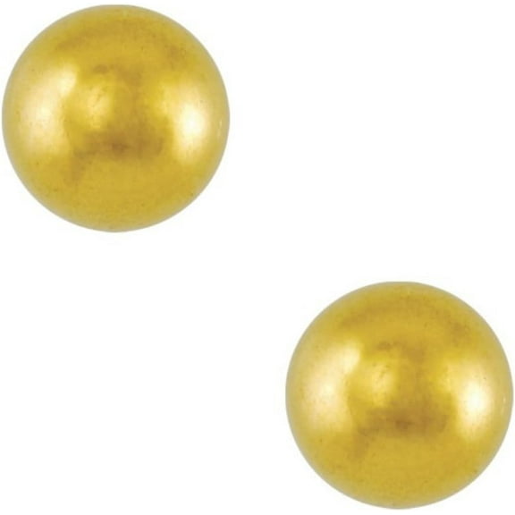 STUDEX Tiny Tips Stud Earrings Gold Plated Ball Hypoallergenic & Nickel Free for Little Ears 4mm