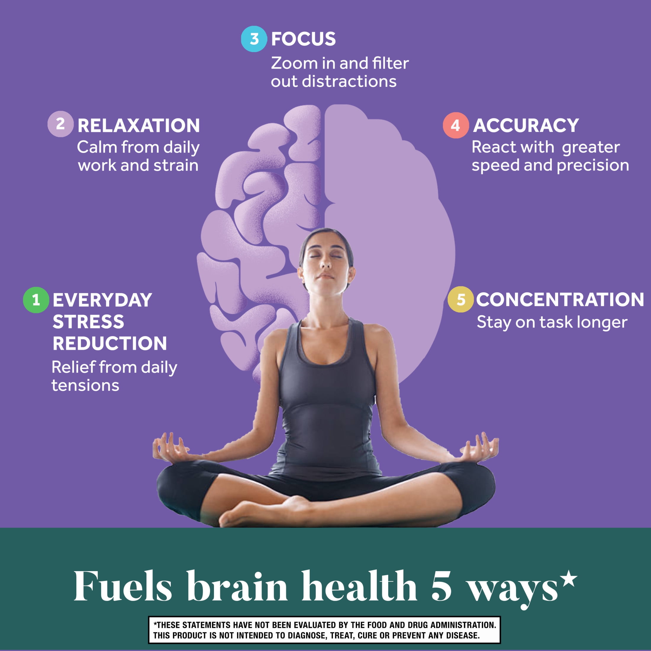 Neuriva De-Stress Brain Health Supplement (30 count), Brain Support With Clinically Proven Naturally Sourced Ingredients (Decaffeinated Coffee Cherry & Melon Concentrate)