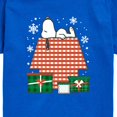thumbnail image 3 of Peanuts - Snoopy Doghouse Christmas Patchwork Toddler Boys' Toddler Short Sleeve Graphic T-Shirt, 3 of 6