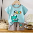 thumbnail image 2 of UAYOTSE Kids & Toddler Boys Pajamas 2 Piece Pjs Set Cotton Sleepwear Long Sleeve Spring Summer Set for 0 6 12 18 24 M,Sizes 3-4 Years, 2 of 4