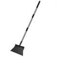 thumbnail image 1 of Ice Scraper Shovel 52 Inch Flat Shovel with Adjustable Telescopic Handle, Multi Purpose Garden Scraper for Ice Removal Snow Cleaning Lawn Edging Weeding Outdoor Tool, An Ice Scraper, 1 of 8