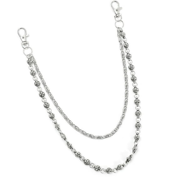 Urban Punk Waist Chain Double Layer Hip Hop Jeans Accessory for Men and Women