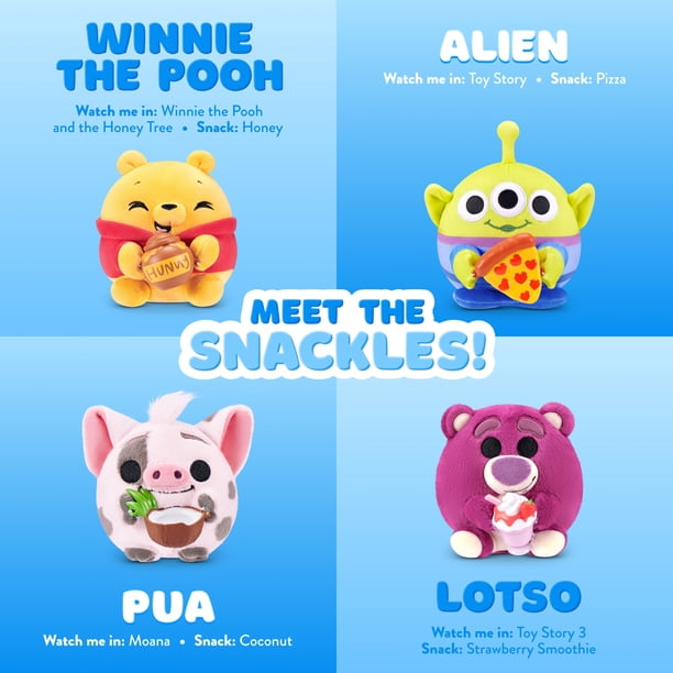 Snackles Disney 5-Inch by ZURU - Mystery Capsule with Ultra-Soft 5