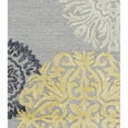 thumbnail image 5 of Milan 8' x 10' Medallion yellow/Gray/Rust/Blue Hand-Tufted Area Rug, 5 of 6