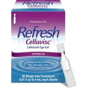 REFRESH Lubricant Eye Gel Drops, Single-Use Containers, 30 Count Pack