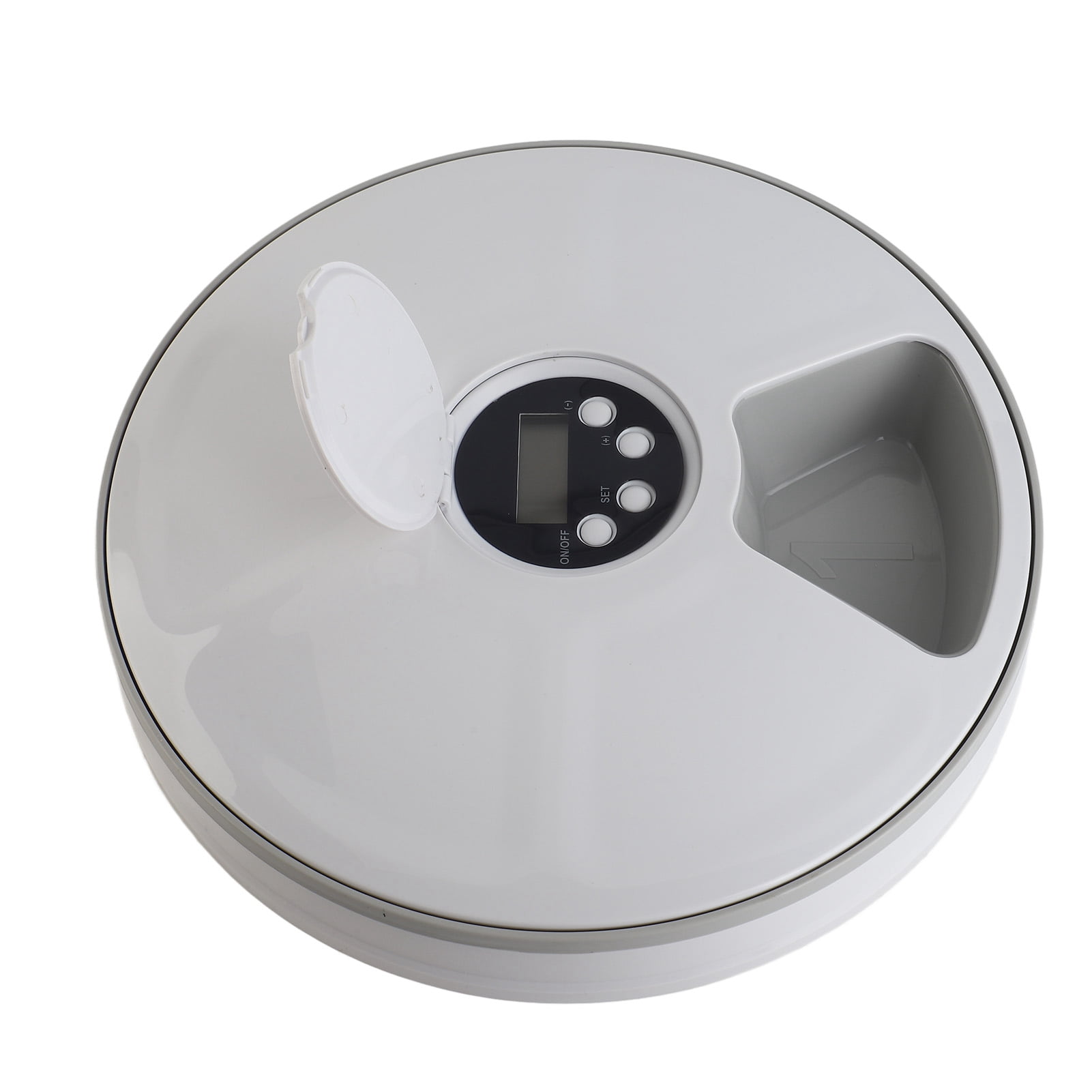 Riousery Automatic Dog Feeder Timed Smart Portion Control Pet Dispenser with Voice Reminder for Small Dogs Puppy Diameter 11.8 inches / 30 cm Height 2.8 inches / 7 cm