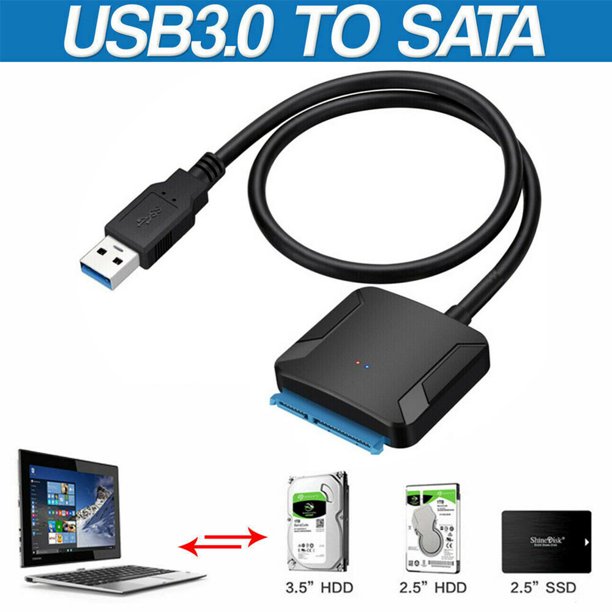 SATA to USB 3.0 Hard Drive Adapter Converter Cable for 2.5 3.5 Inch HDD