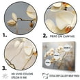 thumbnail image 3 of Designart "Minimalist Beige And Gold Orchids III" Orchids Floater Framed Wall Art Prints, 3 of 5