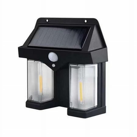 

blocloalo LED light Solar Outdoor Wall Light Three Lighting Modes Solar Outdoor Porch Light Motion Sensor Solar Wall Light Fence Yard Garden Courtyard Courtyard Atmosphere Light Wall
