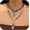 Style-B, variant on Western Necklaces Boho Layered Charm Necklace for Women Beaded Choker Ox-head Pendant Necklace Western Jewelry for Women Cowgirl Accessories