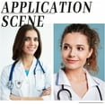 thumbnail image 5 of 20Pcs Medical Nurse Charms Rainbow Hospital Syringe Stethoscope Blessed Echometer Silk Ribbon Cerebrum Alloy Metal Pendants Beads for DIY Necklace Bangles Bracelets Earrings Jewelry Making, 5 of 6