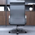 thumbnail image 4 of Kinnls Cameron High Back Chair Managerial Chairs & Executive Chairs (Massage-Cowhide-Gray), 4 of 8