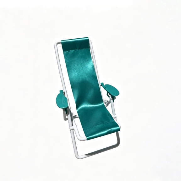 XIBUFE Kids Mini Folding Beach Chair Lightweight Plastic Seat for Indoor and Outdoor Use,Green