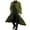 Green, variant on Men's Jackets Men's Autumn and Winter Long Trench Coat Double Coats Belt Loose Jacket Size:L