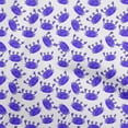 thumbnail image 1 of oneOone Rayon Purplish Blue Fabric Kids Crab Sewing Craft Projects Fabric Prints By Yard 56 Inch Wide, 1 of 4