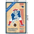 thumbnail image 2 of NFL New England Patriots - Retro Logo 14 Wall Poster, 14.725" x 22.375" Framed, 2 of 4