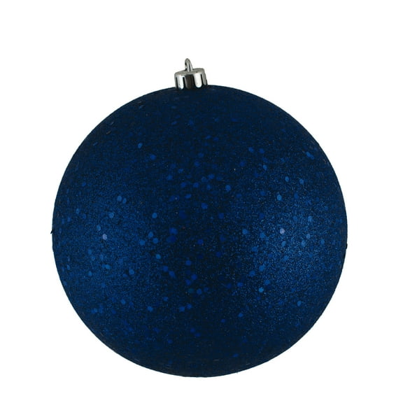 Vickerman 4" Sea Blue Sequin Ball Ornament, 6 per Bag