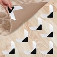 thumbnail image 1 of StepNGrip 3 Layer Rug Grippers Only by NeverCurl - Stops Slipping and has a Stiff Layer to Prevent Curl - USA Patented Curling Grippers - Easy Lift Design to Clean Under Rugs, 1 of 7