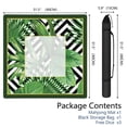 thumbnail image 2 of Green Mahjong Mat for Table, 31.5*31.5in Anti Slip American Mahjong Table Cloth, Noise Reduction, Neoprene Mah jongg Mat with Carrying Bag & 3 Dices, Mahjong Accessories Gift, Board Tile Games Mats, 2 of 7