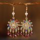thumbnail image 1 of Pendientes para mujer, regalos para mujer, pendientes de moda de estilo étnico para mujer, pendientes únicos, pendientes festivos, joyería decorativa, anillo de aleación., 1 of 3