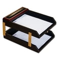 thumbnail image 1 of Dacasso Rosewood and Leather Desk Set 10-Piece, 1 of 5