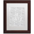 thumbnail image 1 of Trademark Fine Art "Inspirational Quotes 31" Canvas Art by Hello Angel, White Matte, Wood Frame, 1 of 1
