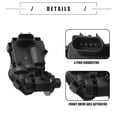 thumbnail image 4 of Unique Bargains 1 Pcs Front Differential Actuator for Chevrolet Trailblazer 2002-2009 Plastic Metal Black, 4 of 7
