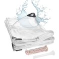 thumbnail image 1 of RAINBOW Lona Transparente con Ojales, Lona Protectora Exterior para Jardines 420g/m², Plantas, Lona de PVC Impermeable, con Cuerda y Sujetacables (23m) esquí esquí Gafas de esquí, 1 of 5