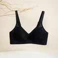thumbnail image 3 of JFGHDG Full Coverage Sports Bra Push Up Sports Bra Strapless Bras for Women Push Up Bra Compression Bra Support Ice Silk Breathable Comfortable Wirefree Posture Correcting Bralettes Padded Black 36, 3 of 3