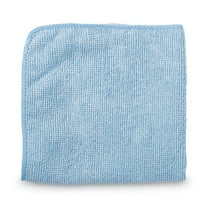 Rubbermaid Commercial Microfiber Cleaning Cloths 16 X 16 Blue 24/Pack 1820583