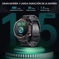 thumbnail image 3 of Sophia Smartwatch para hombre, reloj resistente al agua, robusto, Bluetooth Talk (responder/marcar), reloj deportivo para exteriores, monitorización de oxígeno en sangre/ritmo cardíaco/sueño, 3 of 7