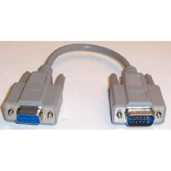 PRO SIGNAL - 9-Pin D Female to 15-Pin Hi-D D Male Monitor/VGA Adaptor
