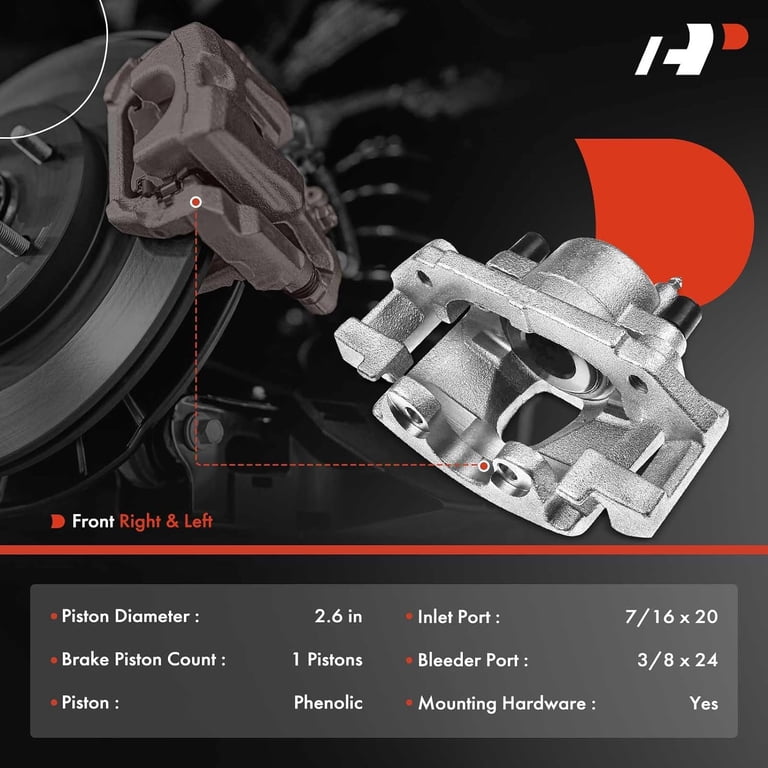 Nugeon 1 Front Left Disc Brake Caliper Fits 2009 2010 2011 2012 2013 Nugeon 1 Front Left Disc Brake Caliper Fits 2009 2010 2011 2012 2013