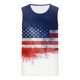 thumbnail image 4 of Camiseta sin mangas de cuello redondo para hombre, informal, a la moda, sin mangas, con estampado, blusa deportiva de cuello redondo para hombre, 4 of 4