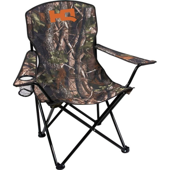 HQ Outfitters DS-2002AHA Folding Chair with Carry Bag Camouflage 19mm Frame - DS-2002AHA