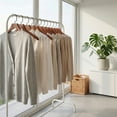thumbnail image 2 of Unique Bargains 2Pcs Wood 360-Degree Space Saving Clothes Hangers Black, 2 of 6
