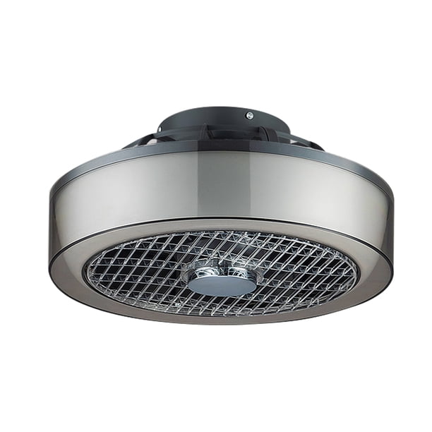Fcmila FS0027 AC220V Ventilador de techo con iluminación con control remoto Luz de 3 colores Atenuación continua 3 velocidades
