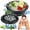 Black, variant on Daletu Facial Ice Bath Bowl with Built-In Ice Tray Collapsible Silicone for Cold Plunge Therapy Skin Tightening & Acne Relief 1 Pack