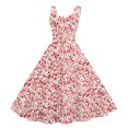 thumbnail image 1 of TJAZFJPA Robe en Lin Robes Vintage pour Femmes Sans Manches Longueur Genou Rétro Ligne A Évasée Swing Formelle Bal Fête Robe Robes de Croisière pour Femmes Manteau Robe pour Femmes, 1 of 3