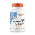 thumbnail image 1 of Suplemento Doctor's Best de vitamina D3, 5000 UI, 360 comprimidos, 1 of 4